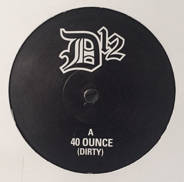 D12 - 40 Ounce - Used Vinyl Record 12"