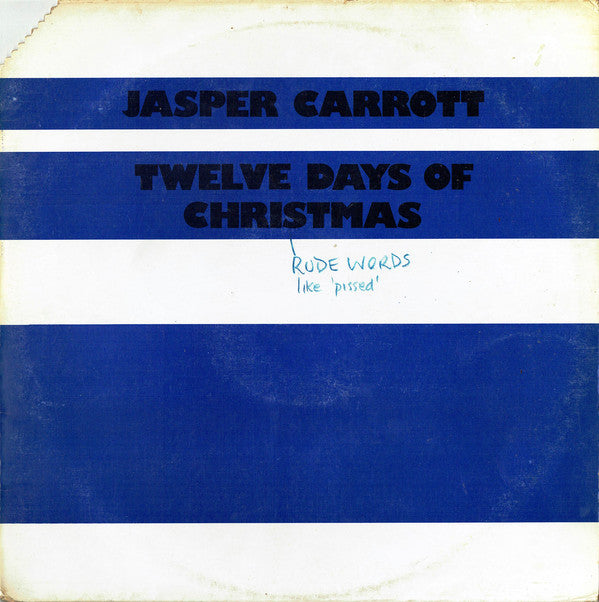 Jasper Carrott - Twelve Days Of Christmas - Used Vinyl Record 12"
