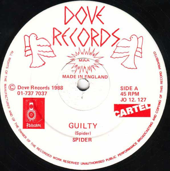 Spider - Guilty - Used Vinyl Record 12"