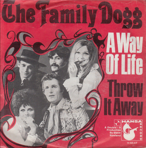 Family Dogg - A Way Of Life - Used Vinyl Record 7"