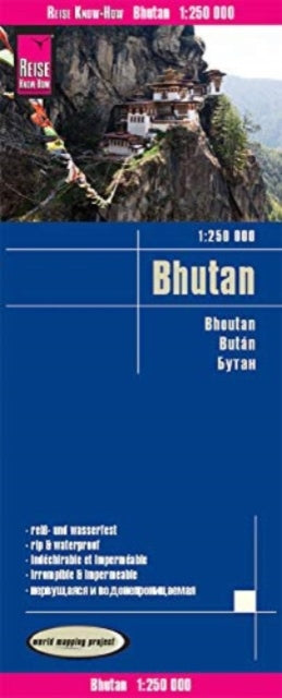 Bhutan (1:250.000) - New Sheet map