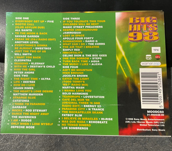 Various - Big Hits 98 - Used Cassette