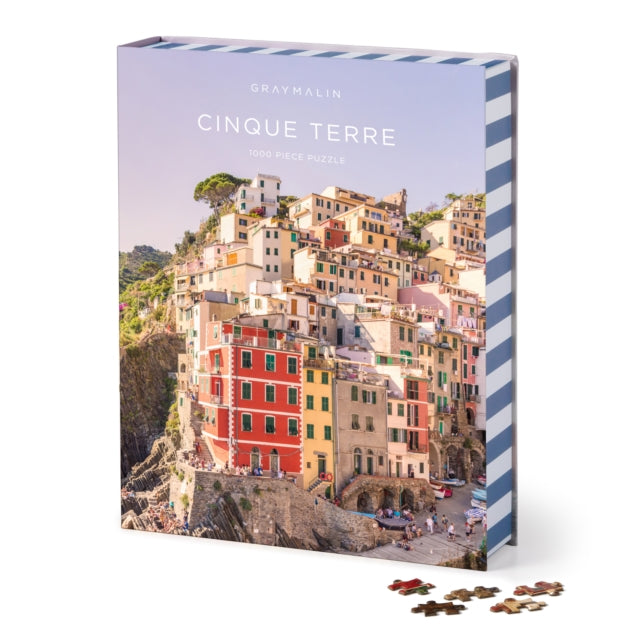 Galison - Gray Malin Cinque Terre 1000 Piece Book Puzzle - New Jigsaw