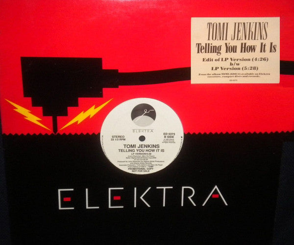 Tomi Jenkins - Telling You How It Is - Used Vinyl Record 12"