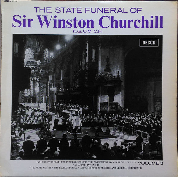 No Artist - State Funeral Of Sir Winston Churchill Volume 2 - Used V