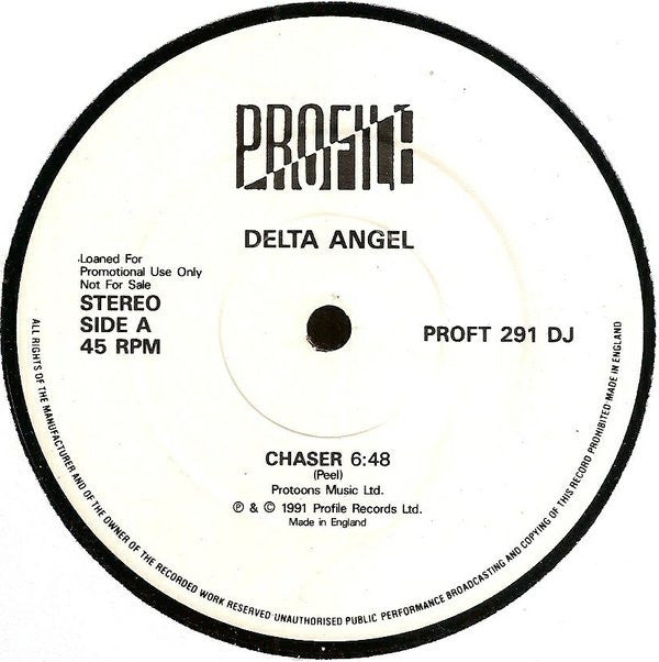 Delta Angel - Chaser - Used Vinyl Record 12"