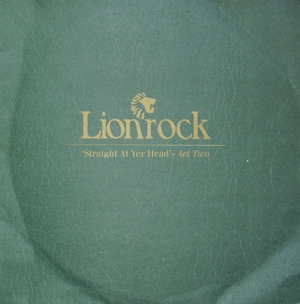 Lionrock - Straight At Yer Head - Act Two - Used Vinyl Record 12"