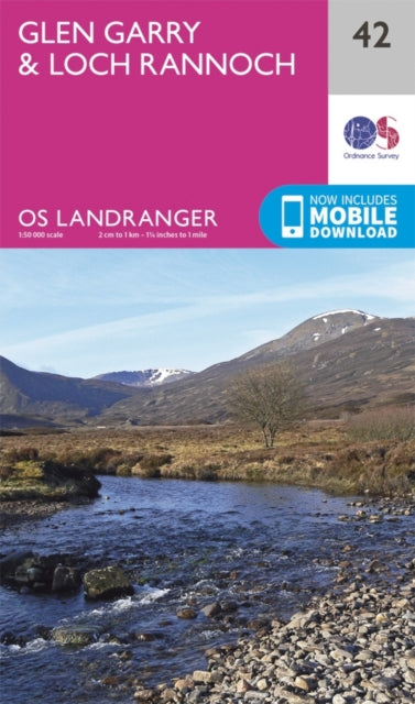 Ordnance Survey - Glen Garry & Loch Rannoch : 042 - New Sheet map