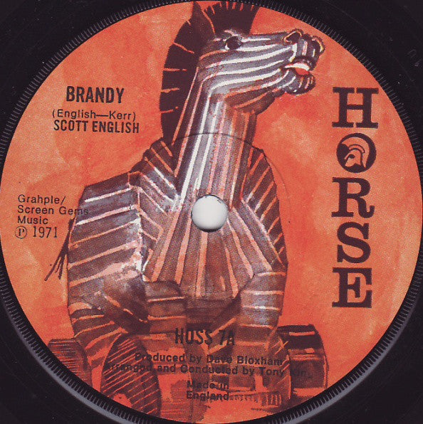 Scott English - Brandy - Used Vinyl Record 7"
