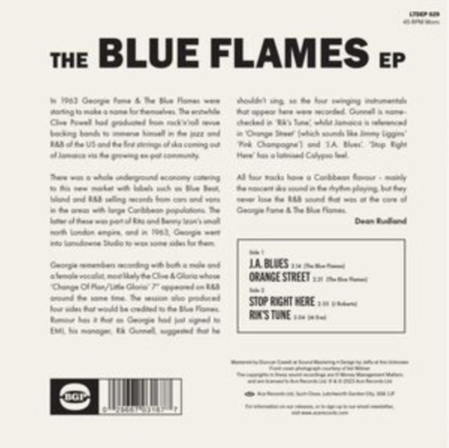 BLUE FLAMES - EP - Vinyl Record