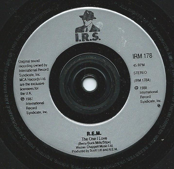 R.E.M. - One I Love - Used Vinyl Record 7"