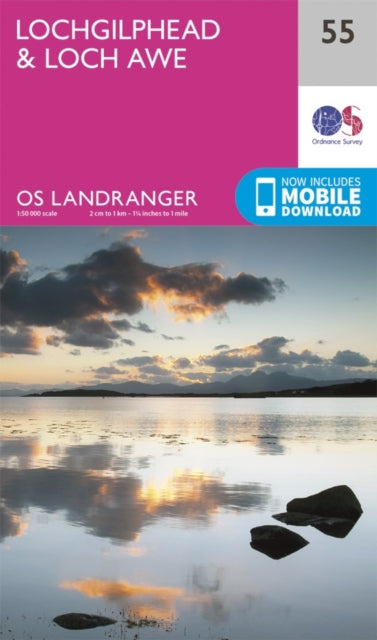 Ordnance Survey - Lochgilphead & Loch Awe : 055 - Sheet map