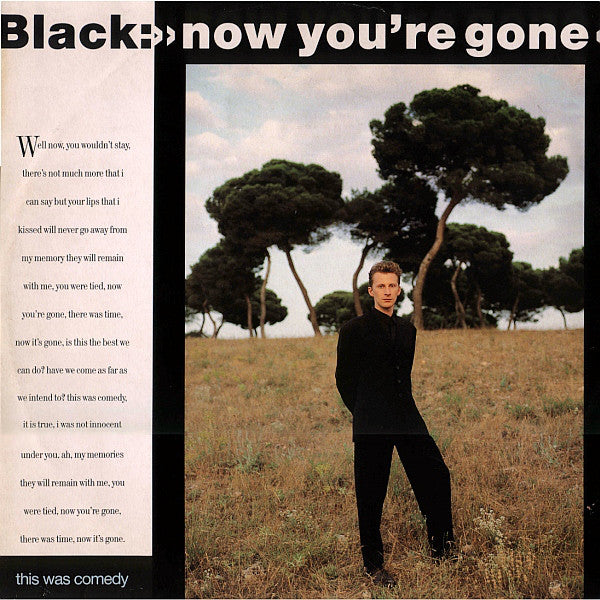 Black - Now You're Gone - Used Vinyl Record 12"