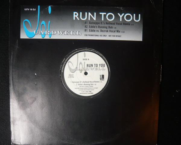Joi Cardwell - Run To You - Used Vinyl Record 12"