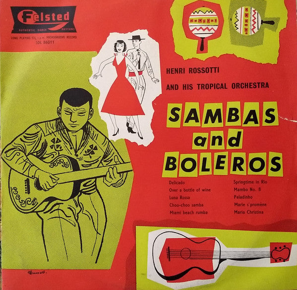 Henri Rossotti Et So - Sambas And Boleros - Used Vinyl Record