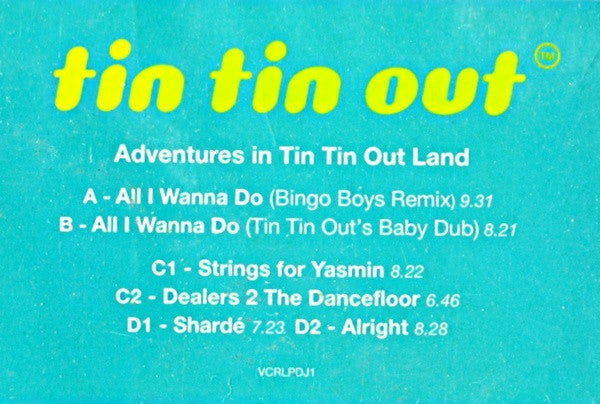 Tin Tin Out - Adventures In Land - Used Vinyl Record 12"