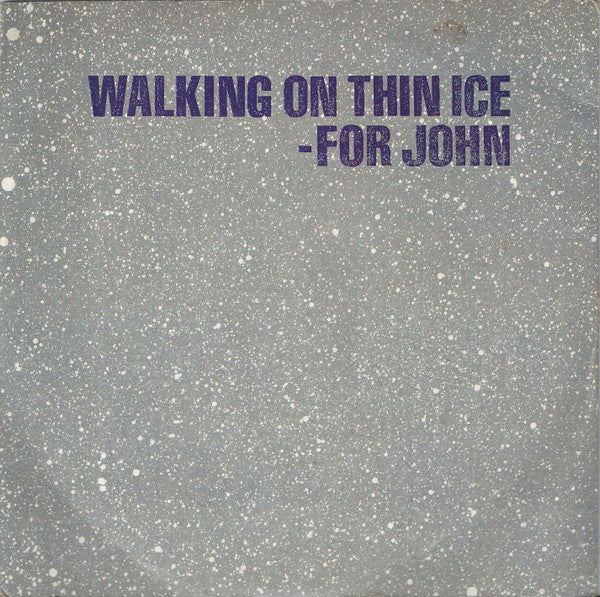 Yoko Ono - Walking On Thin Ice - Used Vinyl Record 7"