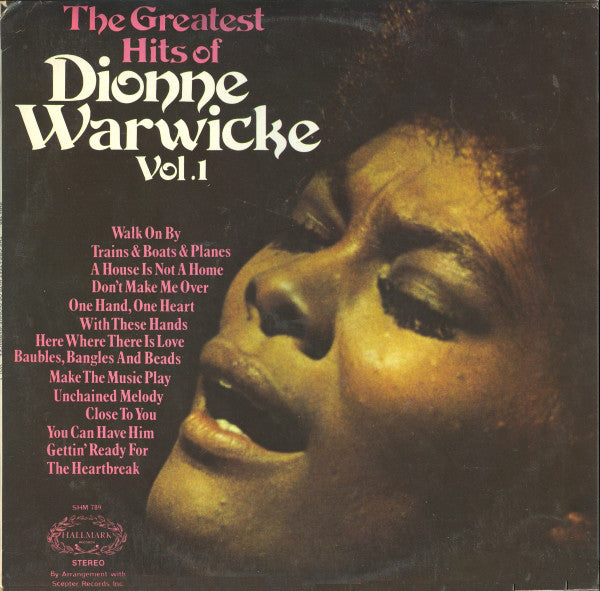 Dionne Warwick - Greatest Hits Of e Vol. 1 - Used Vinyl Record