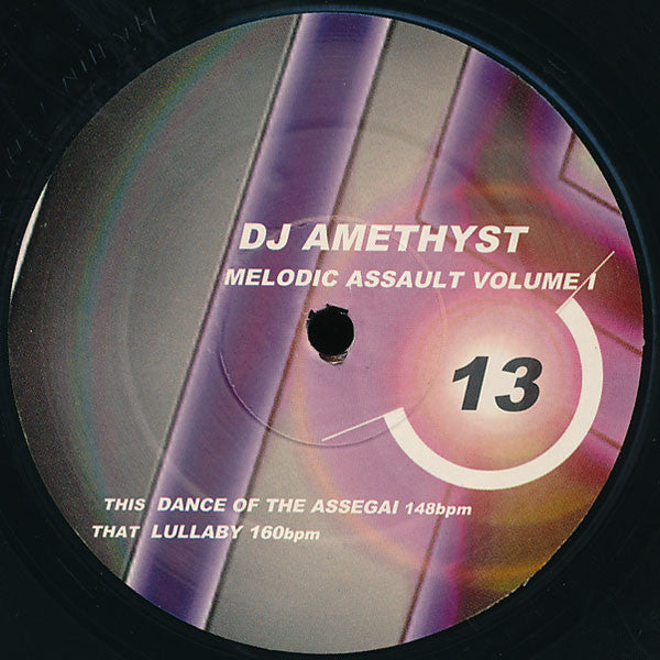 DJ Amethyst - Melodic Assault Volume 1 - Used Vinyl Record 12"