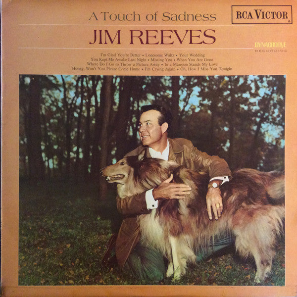Jim Reeves - A Touch Of Sadness - Used Vinyl Record