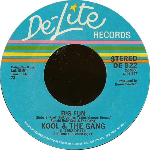 Kool & The Gang - Big Fun - Used Vinyl Record 7"
