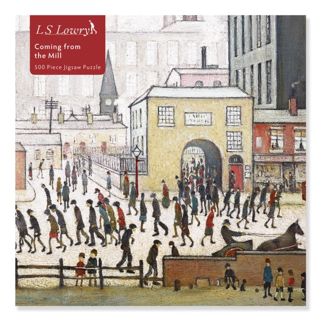Flame Tree Studio - Adult Jigsaw Puzzle L.S. Lowry: Coming from the Mi