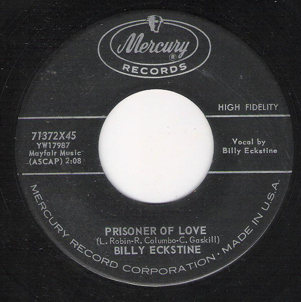 Billy Eckstine - Prisoner Of Love / Funny - Used Vinyl Record 7"