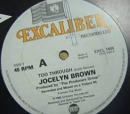Jocelyn Brown - Too Through - Used Vinyl Record 12"