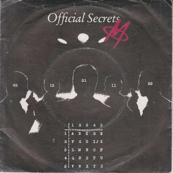 M - Official Secrets - Used Vinyl Record 7"