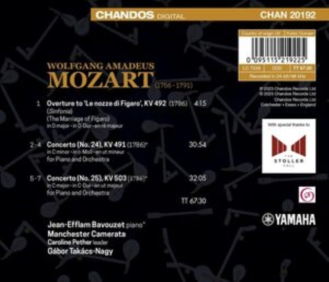 JEAN-EFFLAM BAVOUZET - WOLFGANG AMADEUS MOZART PIANO - CD