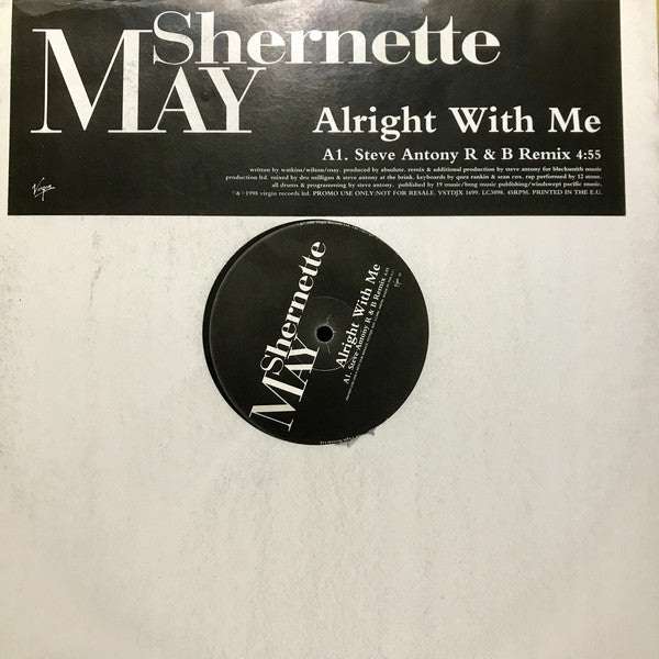 Shernette May - Alright With Me - Used Vinyl Record 12"
