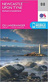 Ordnance Survey - Newcastle Upon Tyne, Durham & Sunderland : 088 - New