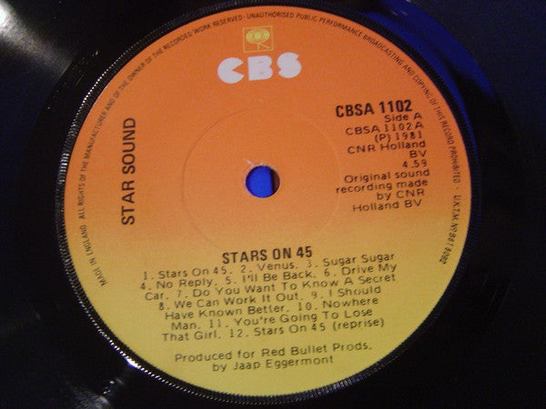 Stars On 45 - Used Vinyl Record 7"