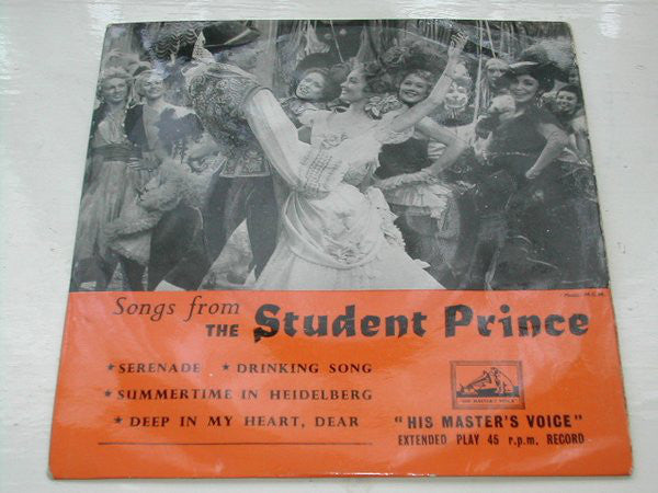 Mario Lanza - Songs From "The Student Prince" - Used Vinyl Record 7"