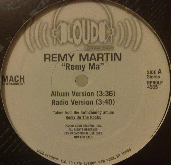 Remy Martin - Remy Ma - Used Vinyl Record 12"