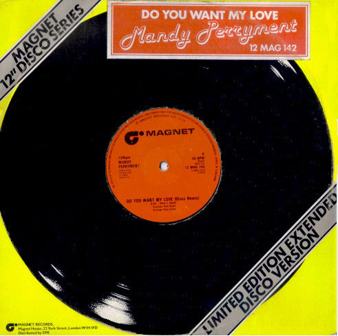 Mandy Perryment - Do You Want My Love - Used Vinyl Record 12"