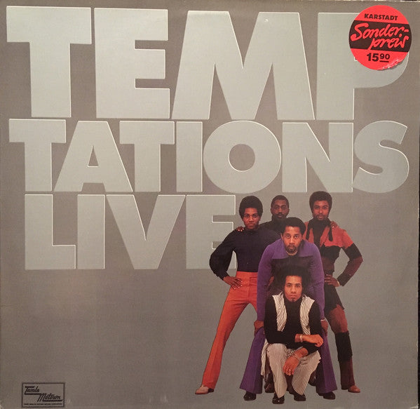 Temptations - Live - Used Vinyl Record