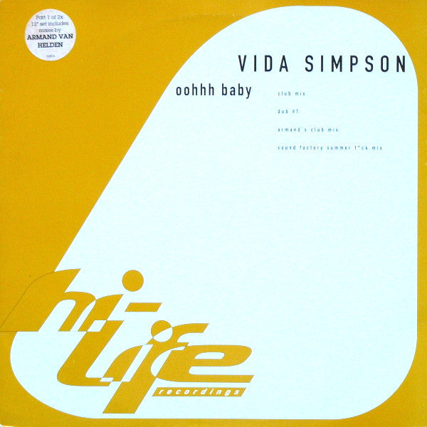 Veda Simpson - Oohhh Baby - Used Vinyl Record 12"
