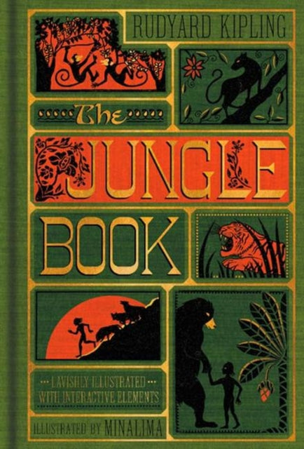 Rudyard Kipling - Jungle Book (Illustrated with Interactive Elements)