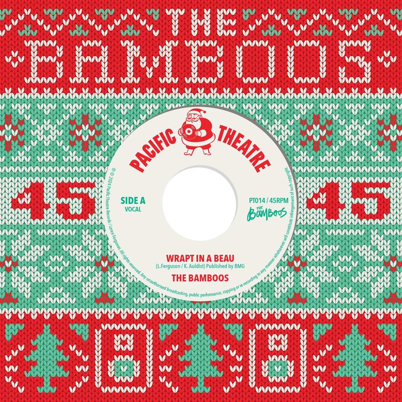 Bamboos - Wrapt In A Beau - Vinyl Record 7