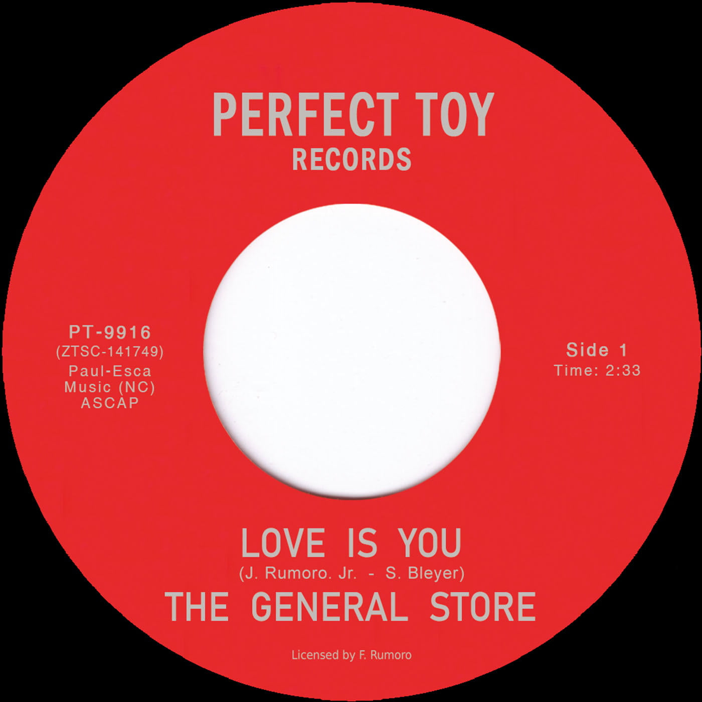 General Store - Love Is You - Vinyl Record 7