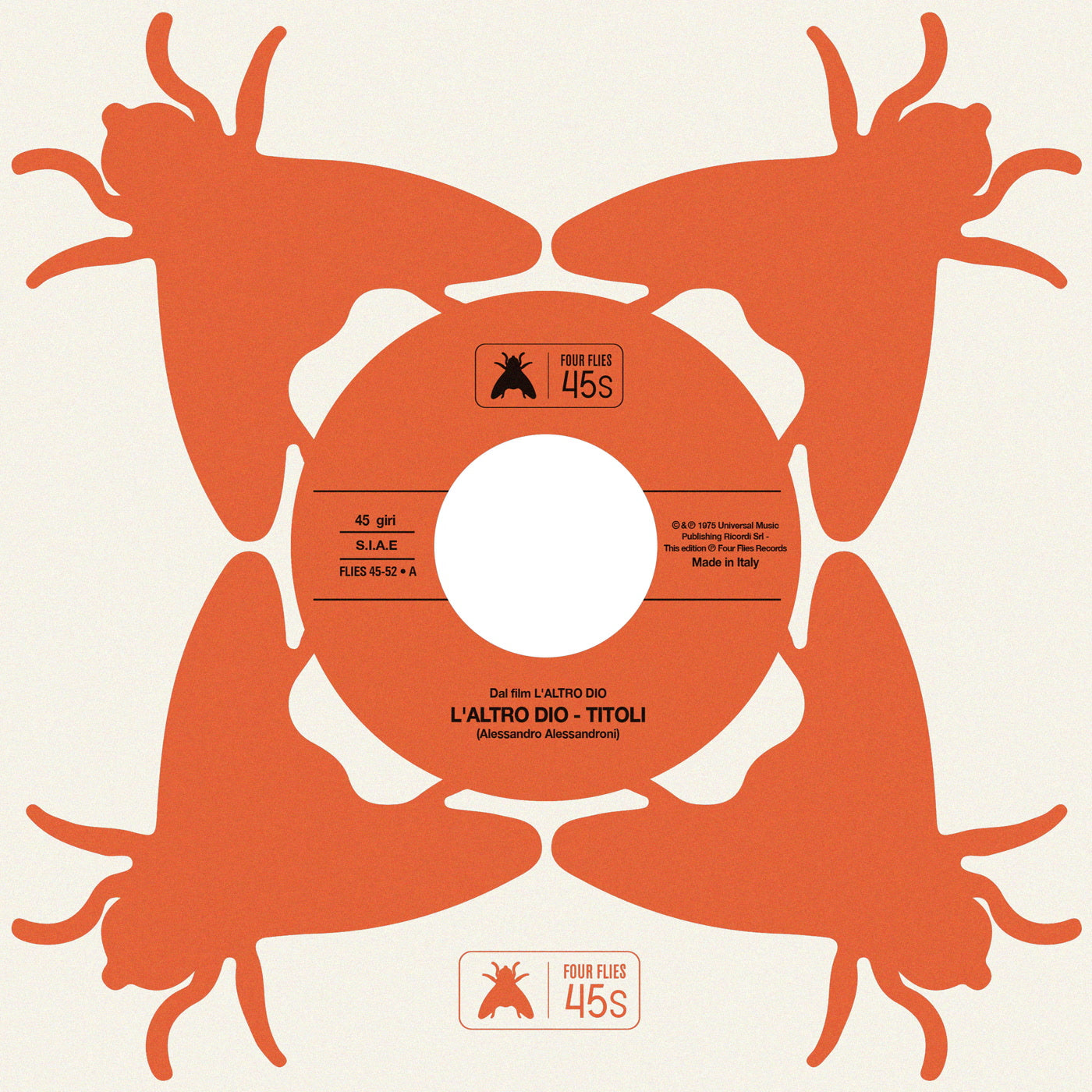 ALESSANDRO ALESSANDR - L Altro Dio - Vinyl Record 7