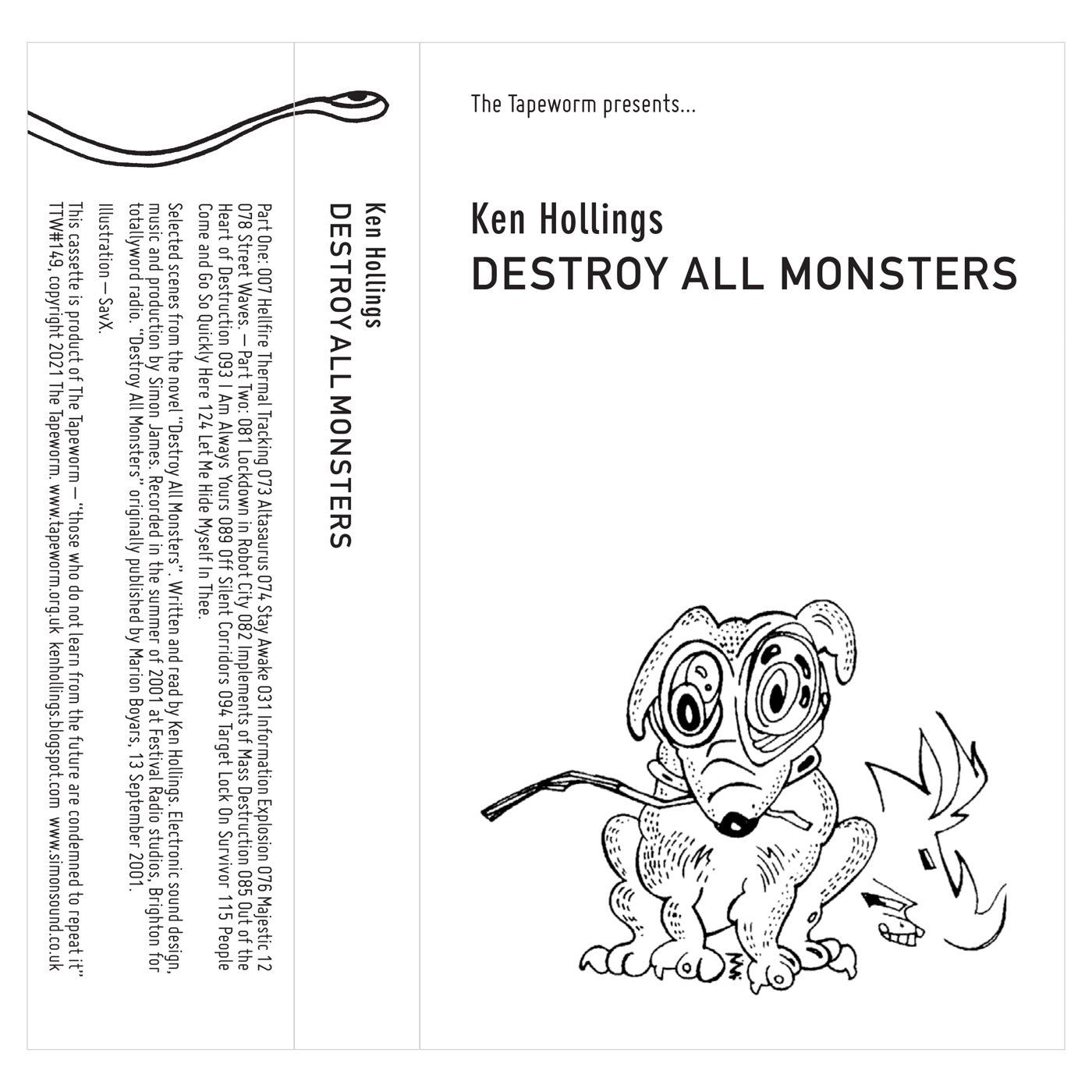 KEN HOLLINGS - Destroy All Monsters - Cassette