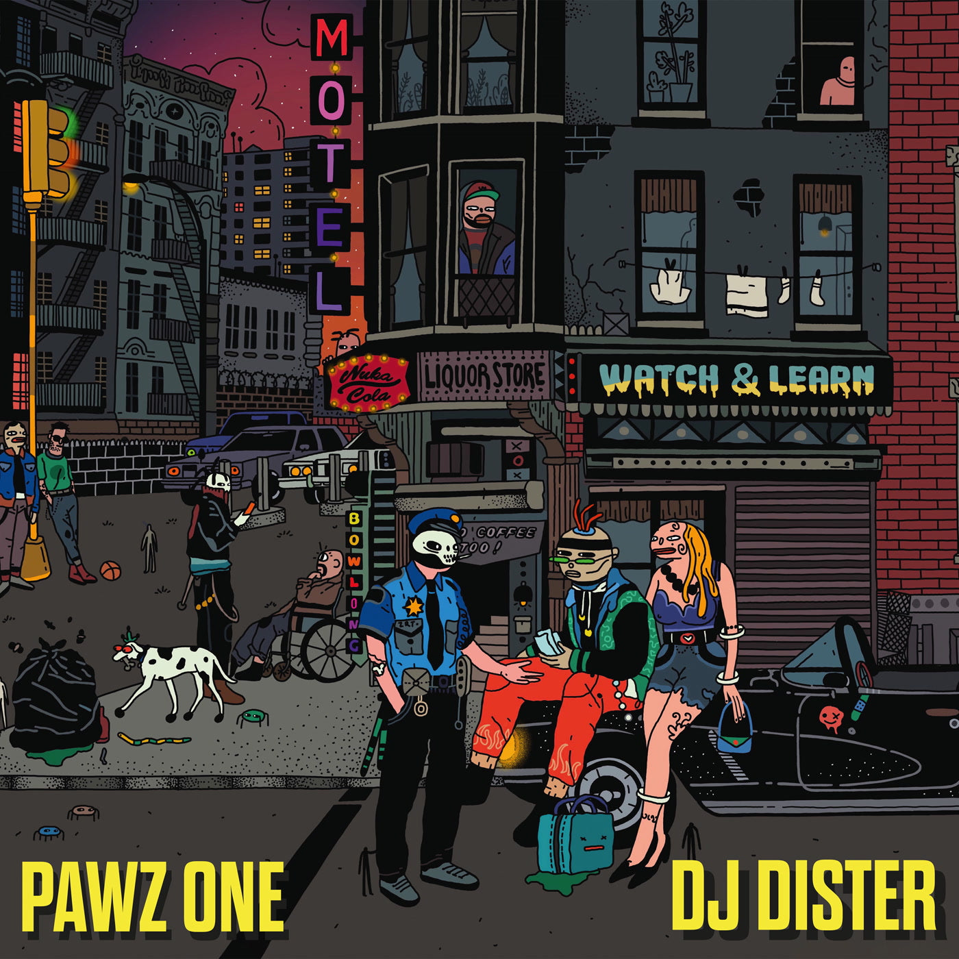 PAWZ ONE & DJ DISTER - WATCH & LEARN - Vinyl Record