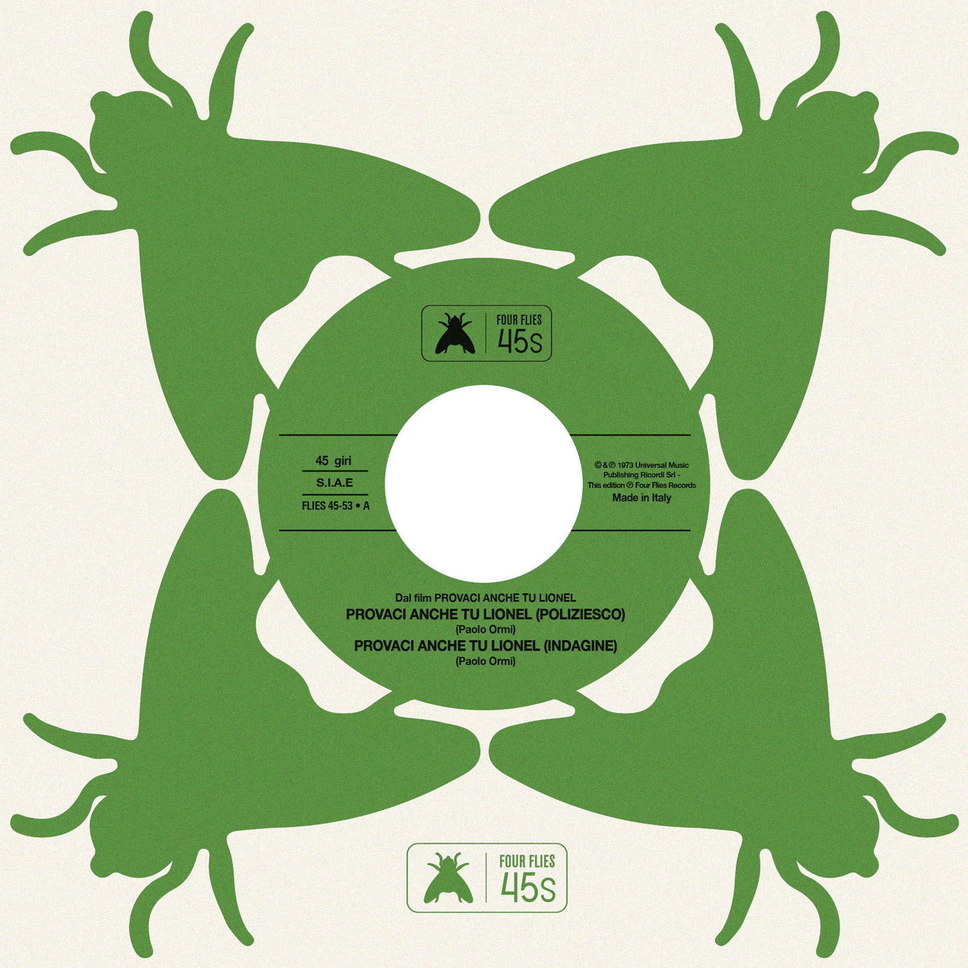 PAOLO ORMI - Provaci Anche Tu Lionel - Vinyl Record 7