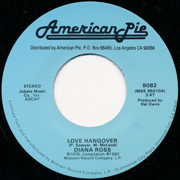 Diana Ross - Love Hangover / In And Out Of Love - Used Vinyl Record 7