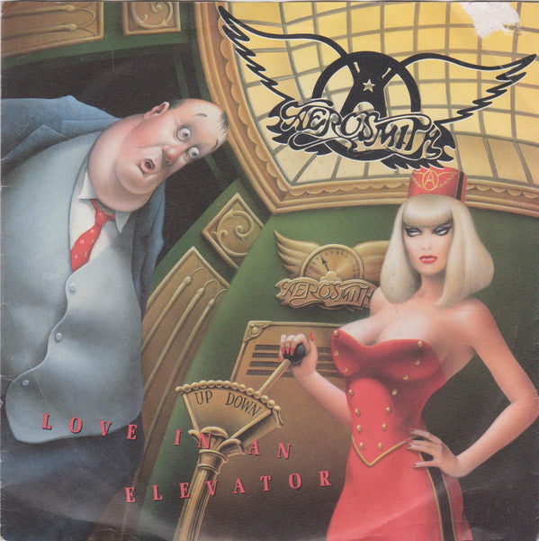 Aerosmith - Love In An Elevator - Used Vinyl Record 7"