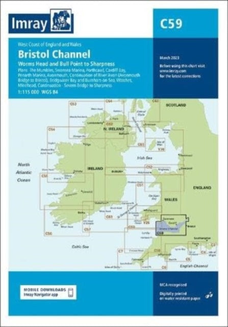 Imray - Chart C59 : Bristol Channel : 59 - New Sheet map