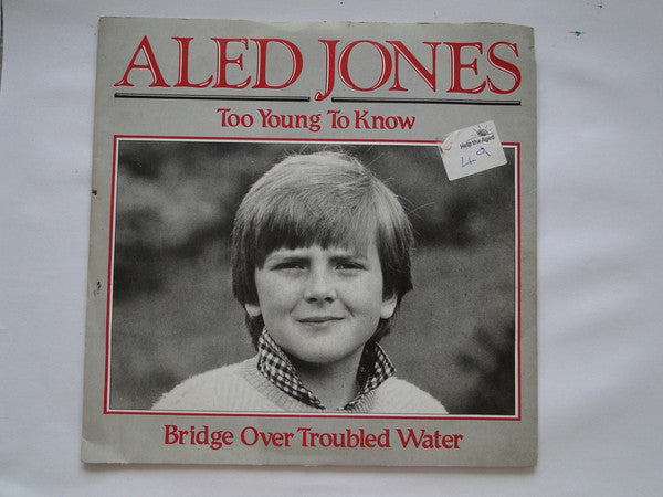 Aled Jones - Too Young To Know - Used Vinyl Record 7"