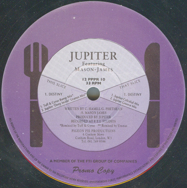 Jupiter - Destiny - Used Vinyl Record 12"